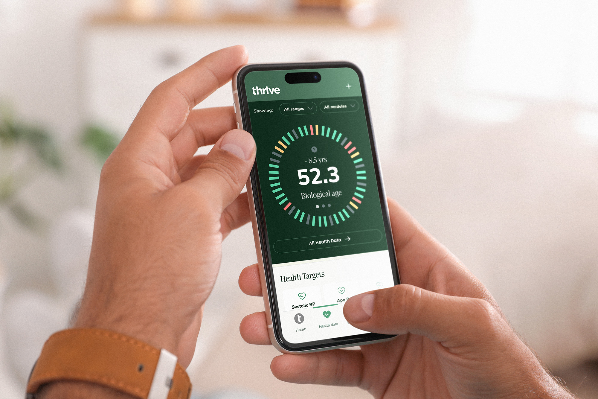 Thrive Score on iPhone