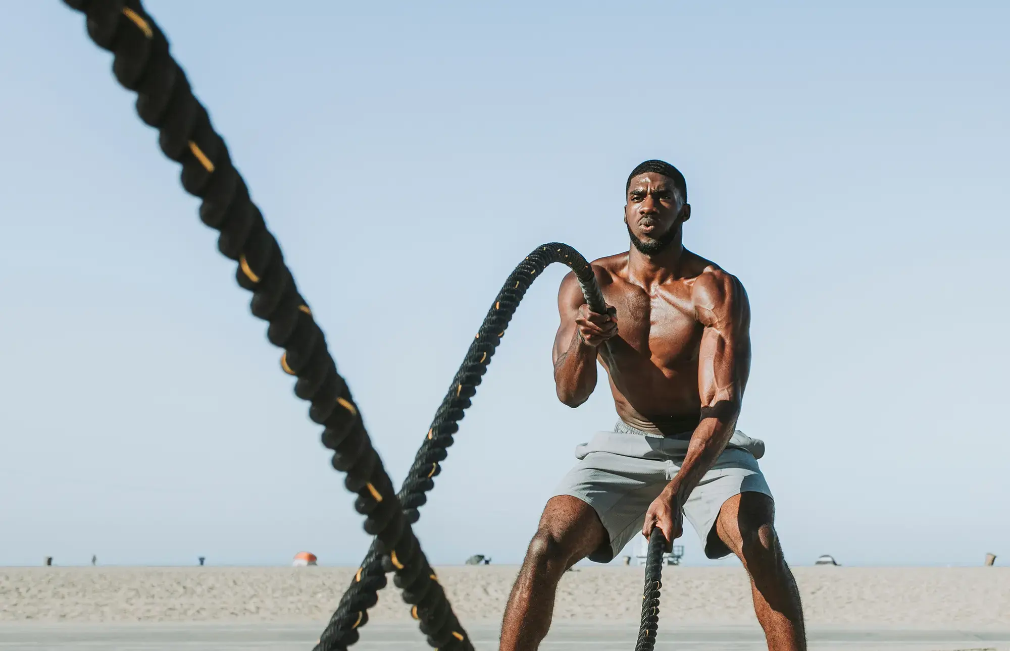 Thrive TRT client exercising