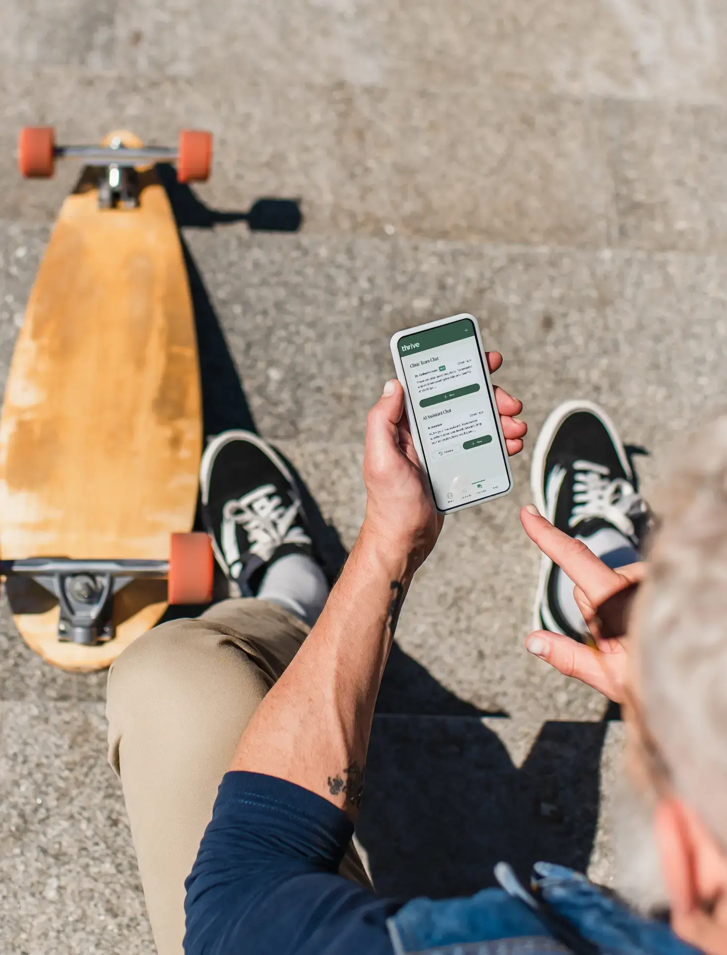 Thrive-TRT-dude on app